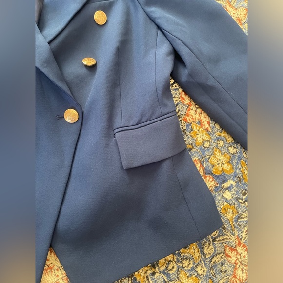 Walter Baker Navy Blue Blazer with Gold Buttons. Size XL. Worn Once. Like New. - Picture 10 of 10